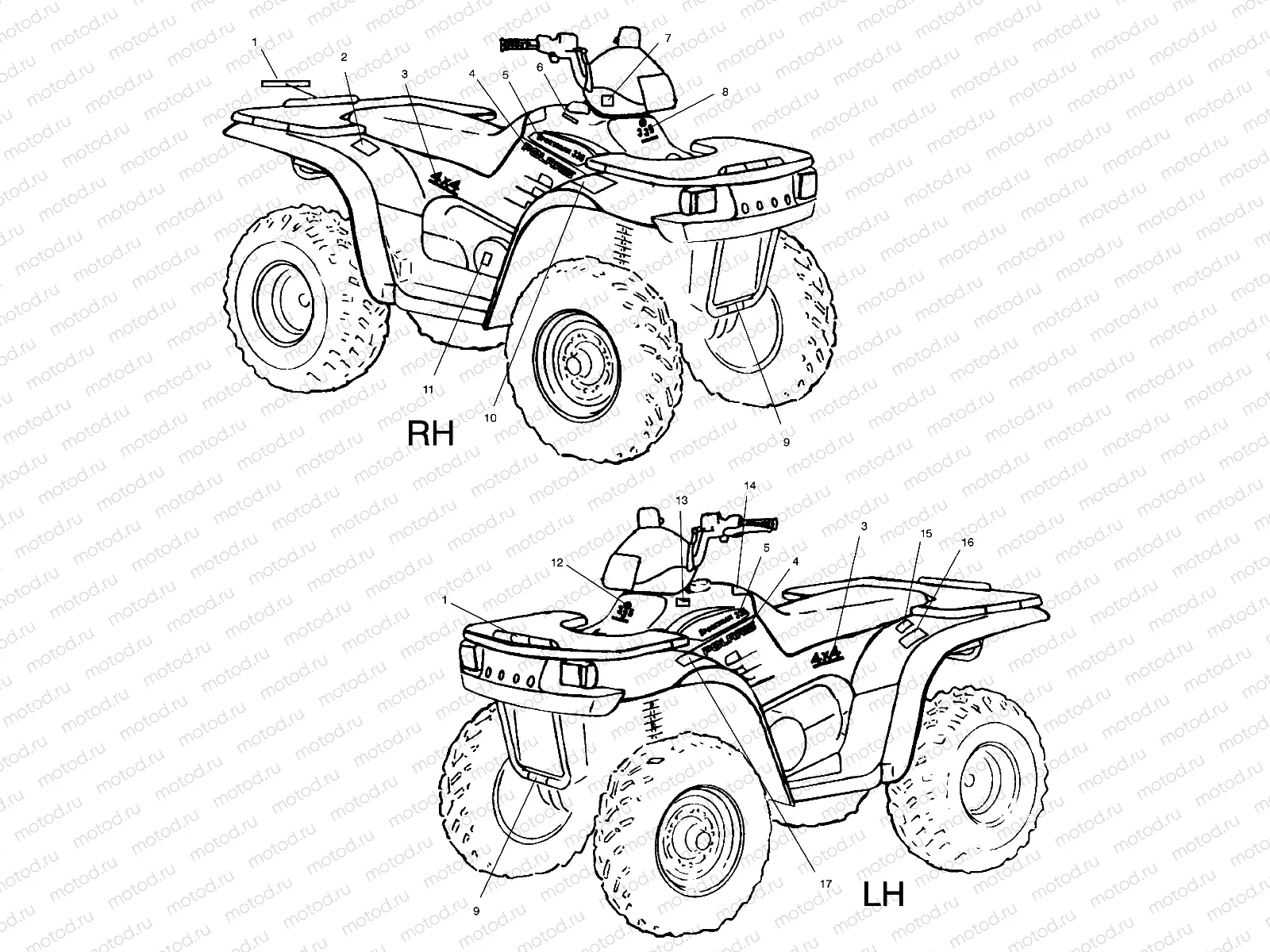 DECALS - A00CH33AD (4959905990A011) | DECALS - A00CH33AD (4959905990A011)