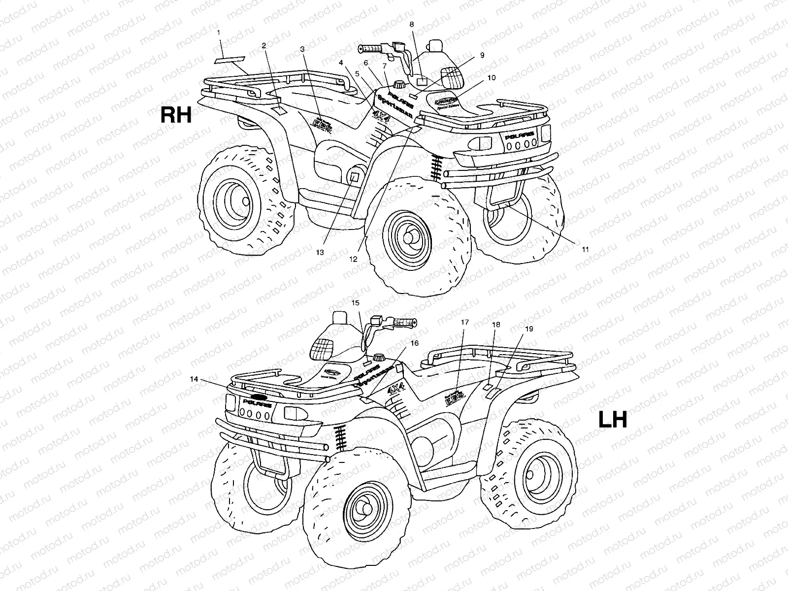 DECALS - A00CH50AC (4954805480A012) | DECALS - A00CH50AC (4954805480A012)