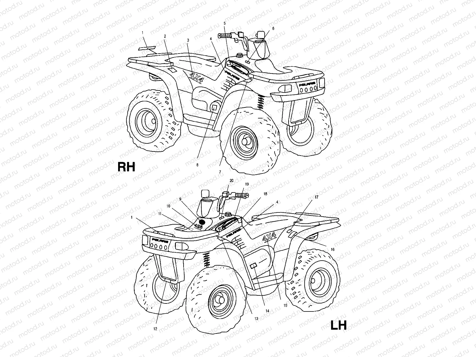 DECALS - A00CK42AA (4949304930A010) | DECALS - A00CK42AA (4949304930A010)