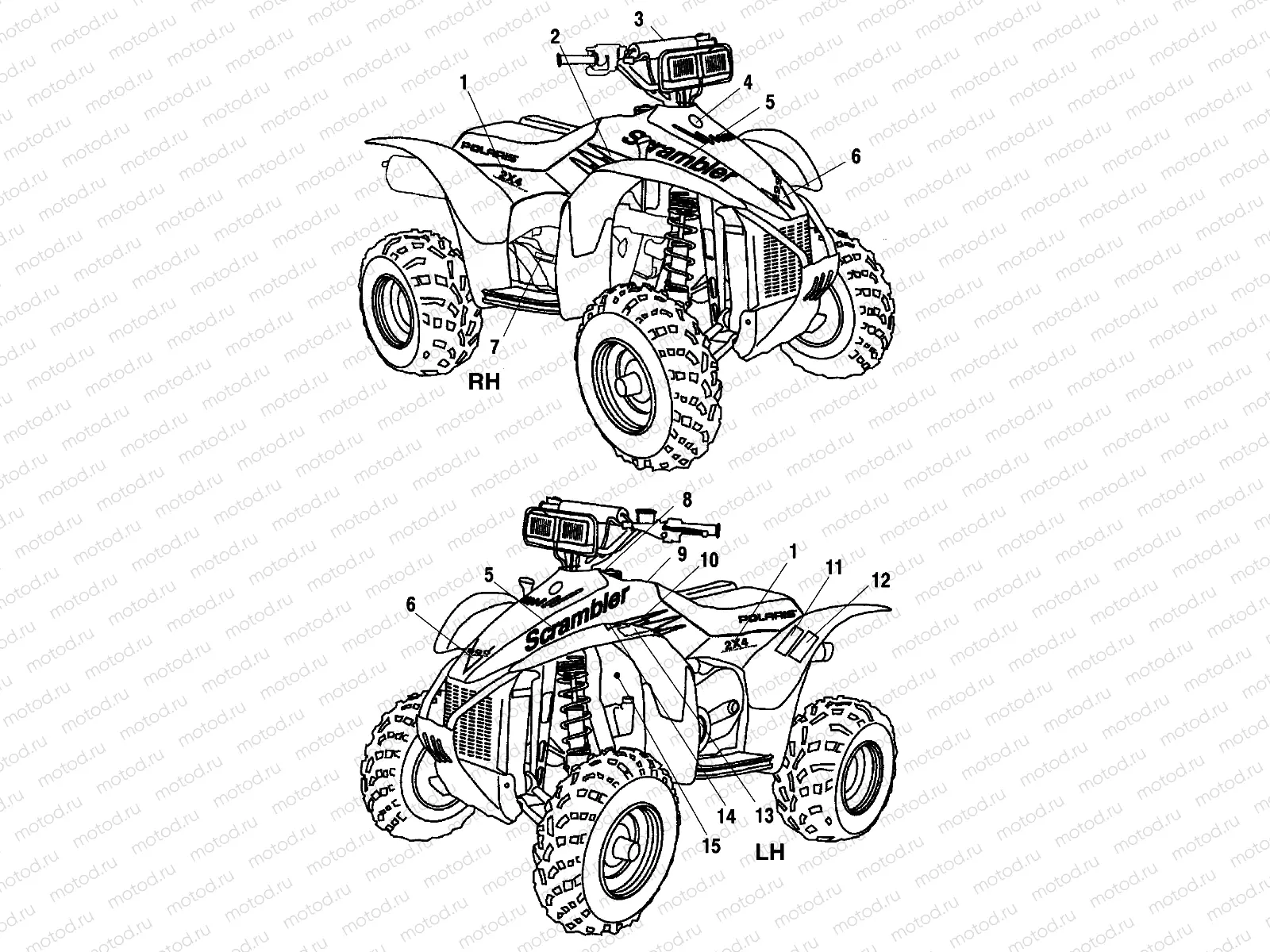 DECALS - A01BA50AA (4963716371A014) | DECALS - A01BA50AA (4963716371A014)