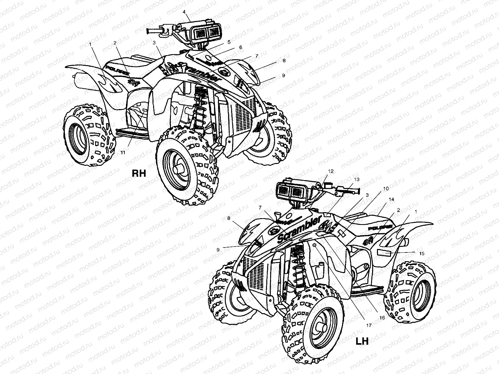 DECALS - A01BG50AA (4963766376A014) | DECALS - A01BG50AA (4963766376A014)