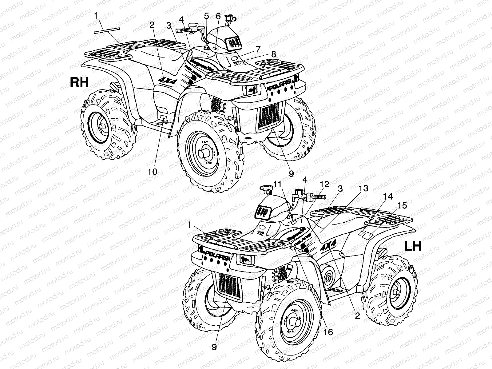 DECALS - A01CD50AA (4964196419A008) | DECALS - A01CD50AA (4964196419A008)