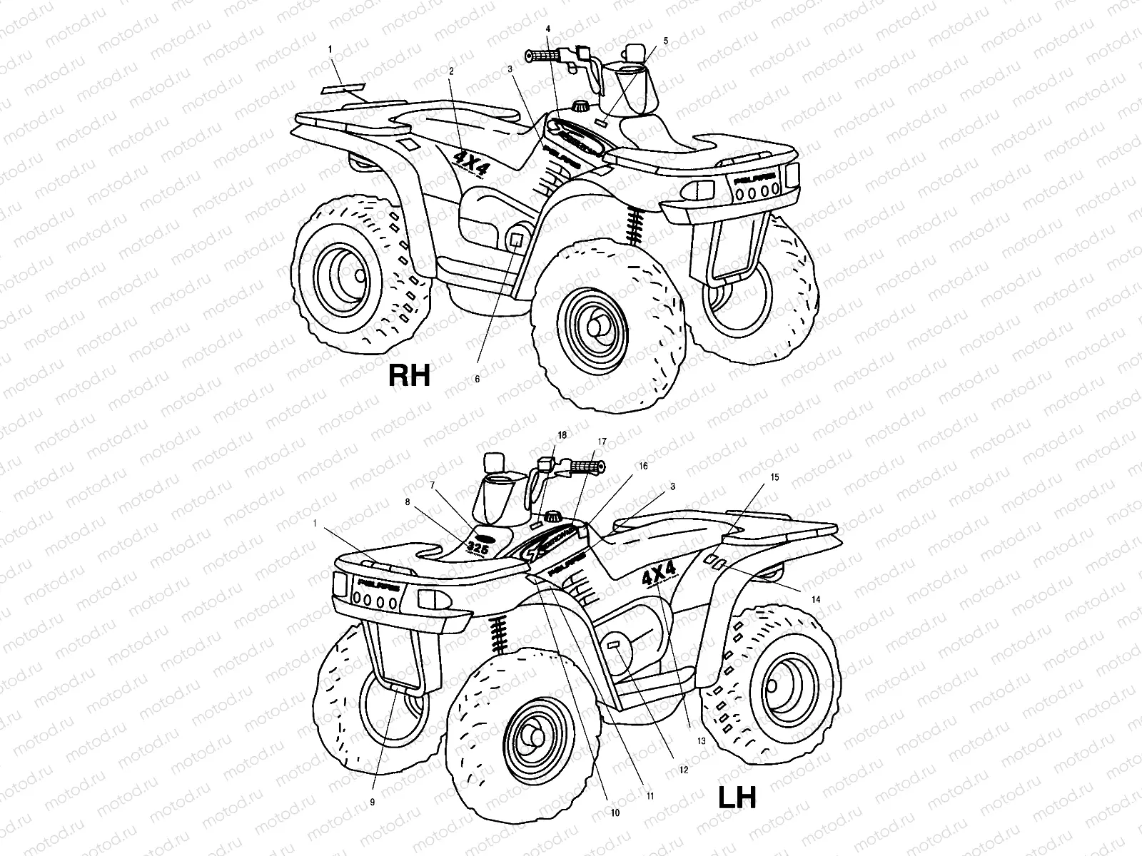 DECALS - A01CK32AA (4964086408A008) | DECALS - A01CK32AA (4964086408A008)