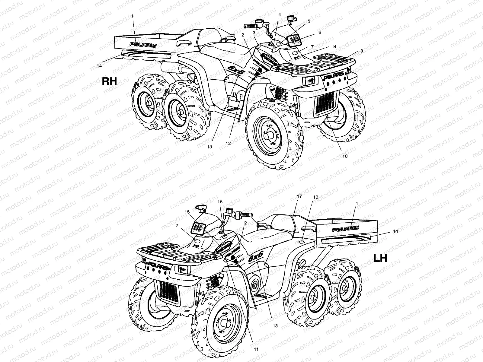DECALS - A01CL50AA (4964586458A005) | DECALS - A01CL50AA (4964586458A005)