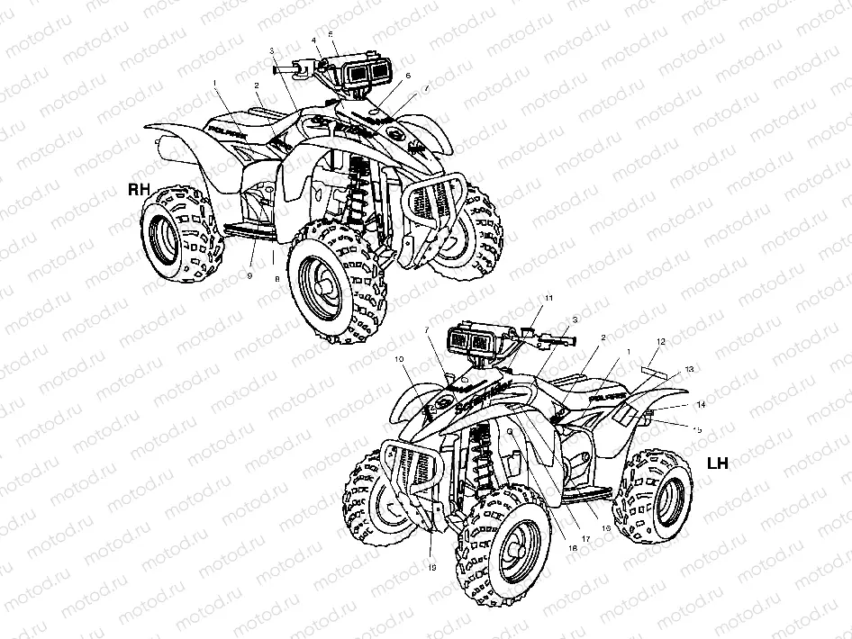 DECALS - A02BA50AB (4969976997A14) | DECALS - A02BA50AB (4969976997A14)