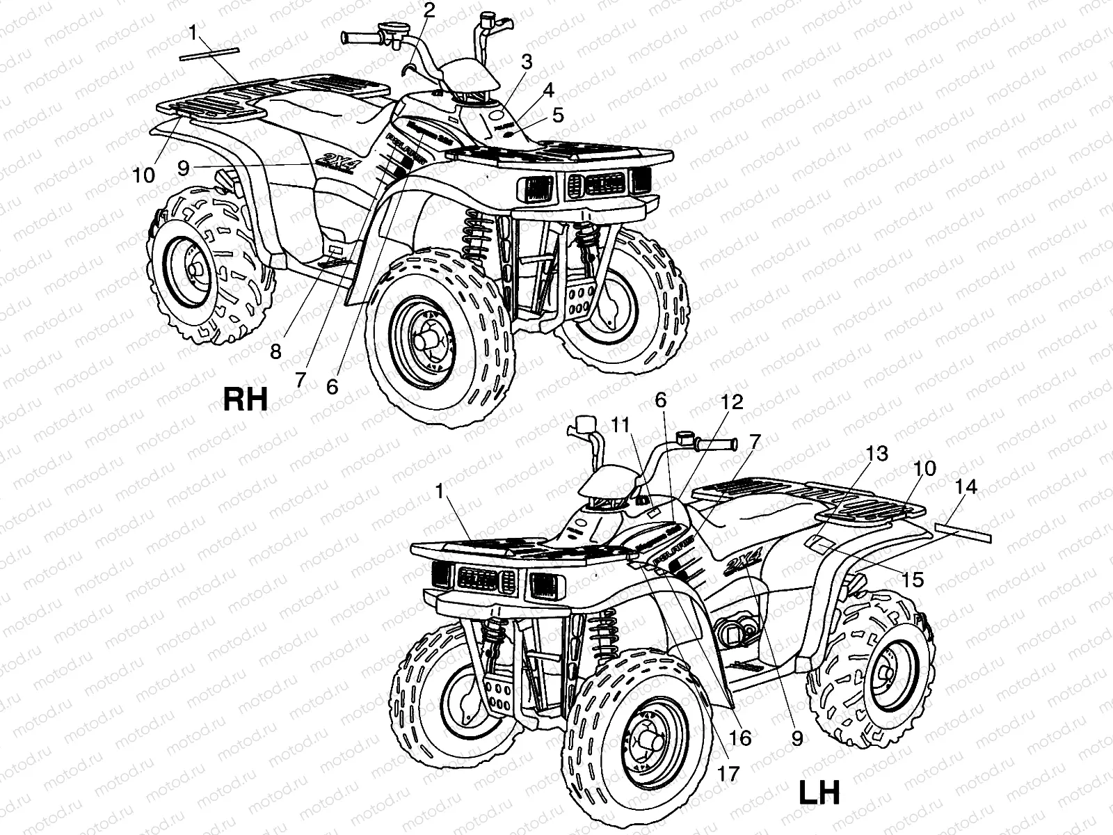 DECALS - A02CB32AA/AB/FC (4970107010A08) | DECALS - A02CB32AA/AB/FC (4970107010A08)
