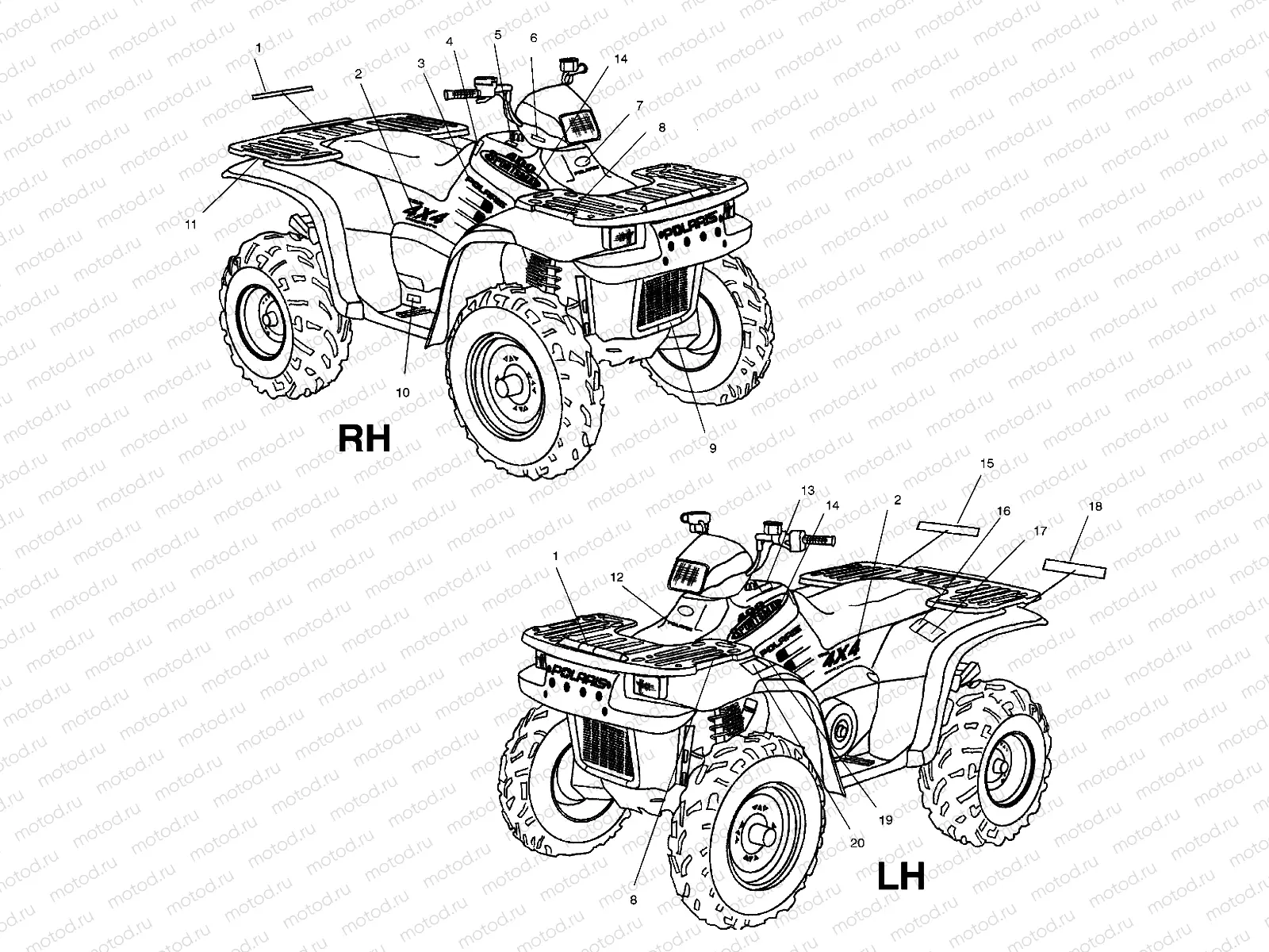 DECALS - A02CH42AA (4968536853A08) | DECALS - A02CH42AA (4968536853A08)