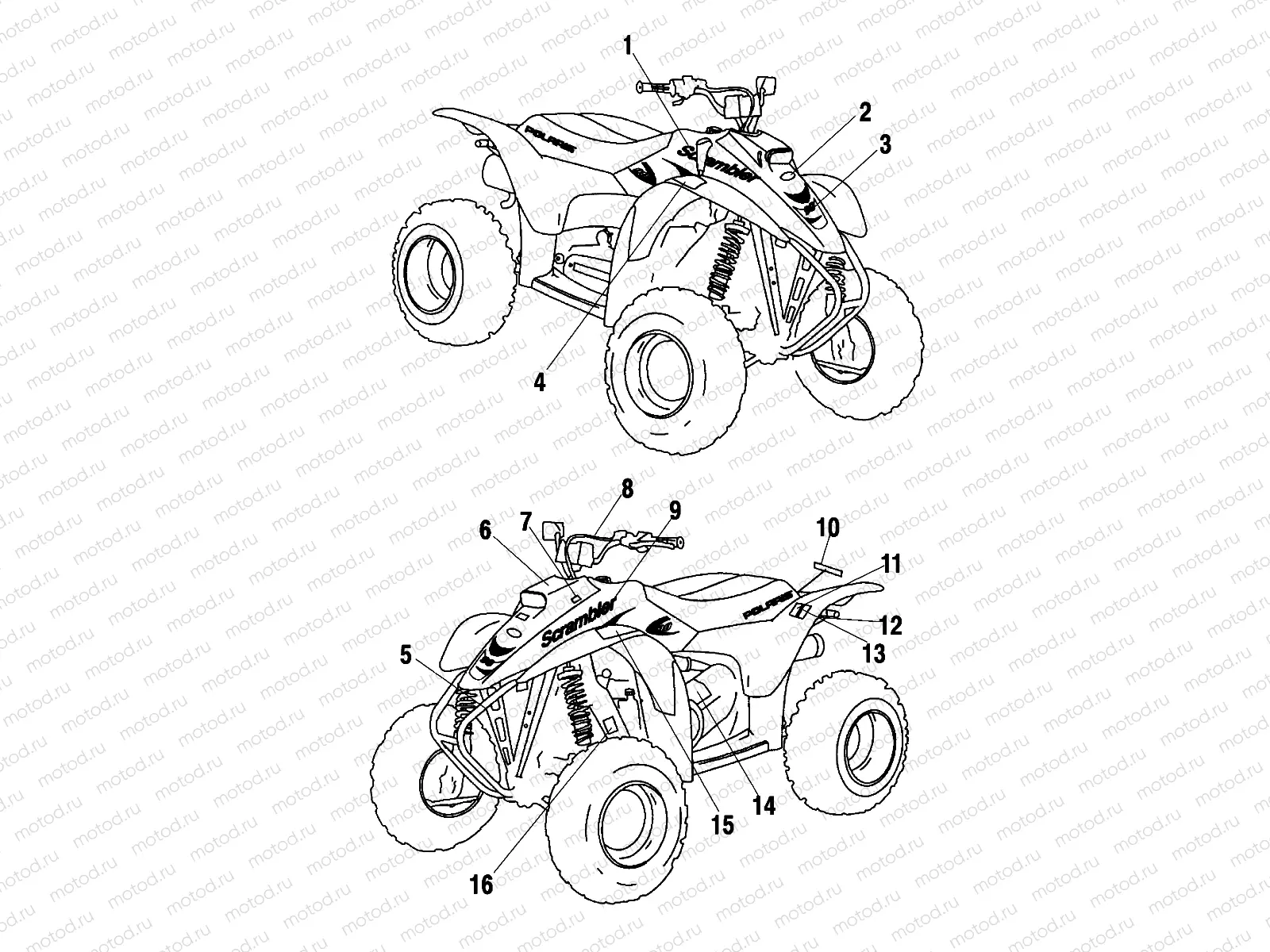 DECALS - A02EA09CA/CB/CC (4970857085C04) | DECALS - A02EA09CA/CB/CC (4970857085C04)