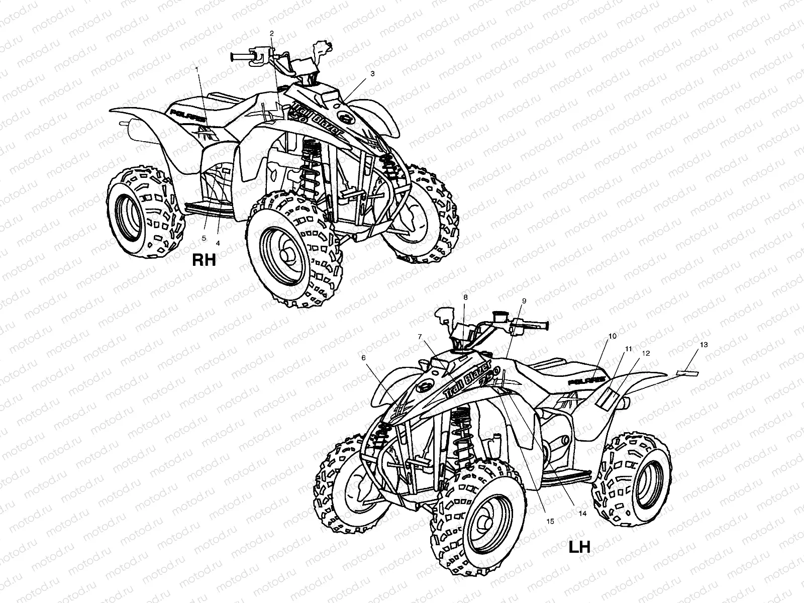 DECALS - A03BA25CA/CB (4975037503A09) | DECALS - A03BA25CA/CB (4975037503A09)