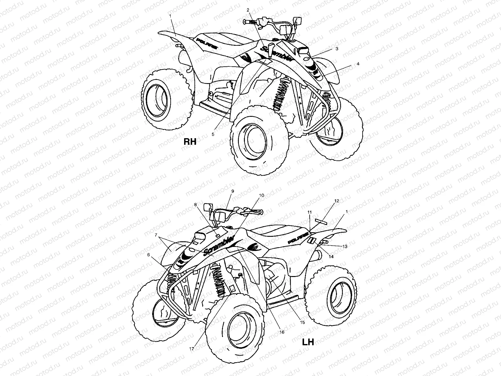 DECALS - A03EA05CA/CB (4978757875C04) | DECALS - A03EA05CA/CB (4978757875C04)