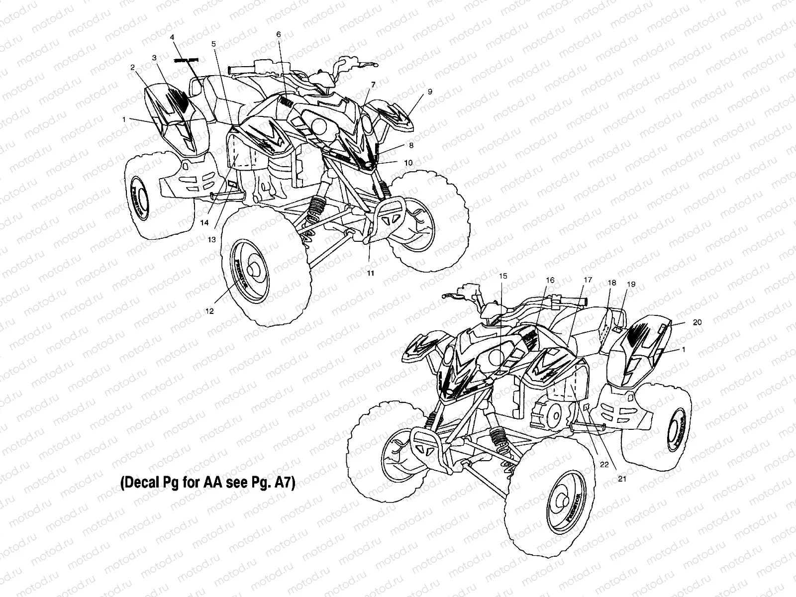 DECALS - A03GJ50AB (4975767576D08) | DECALS - A03GJ50AB (4975767576D08)