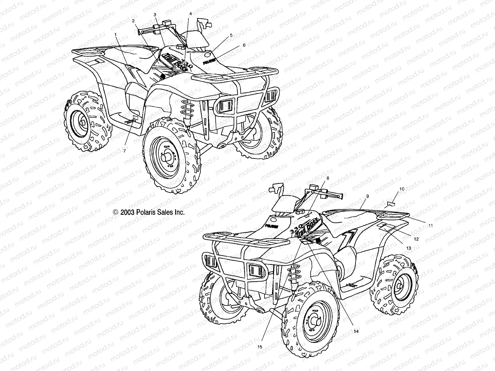DECALS - A04CA32AA/AB/FA (4986248624A05) | DECALS - A04CA32AA/AB/FA (4986248624A05)