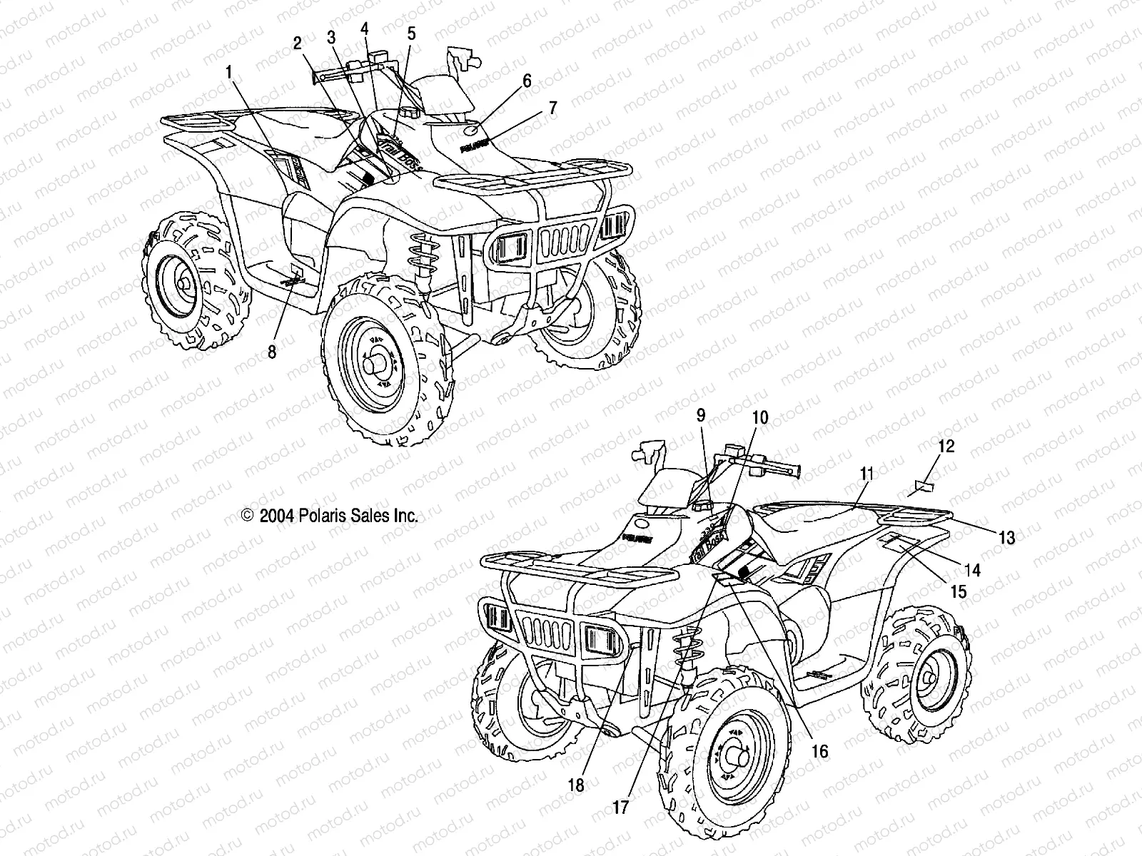 DECALS - A05CA32AA/AB/AC/FA (4994839483A05) | DECALS - A05CA32AA/AB/AC/FA (4994839483A05)
