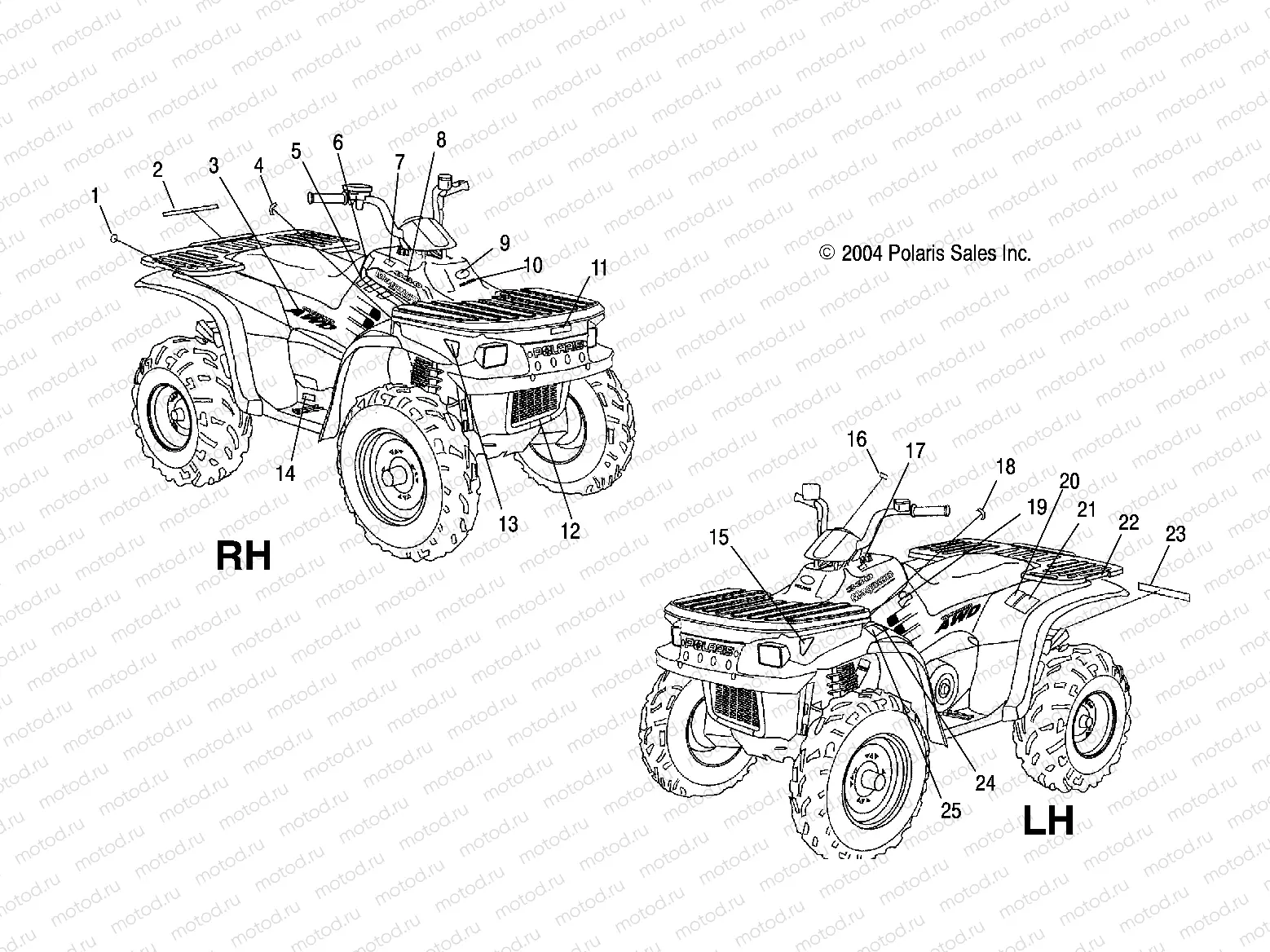 DECALS - A05CD32AA/AB/AC (4994909490A13) | DECALS - A05CD32AA/AB/AC (4994909490A13)
