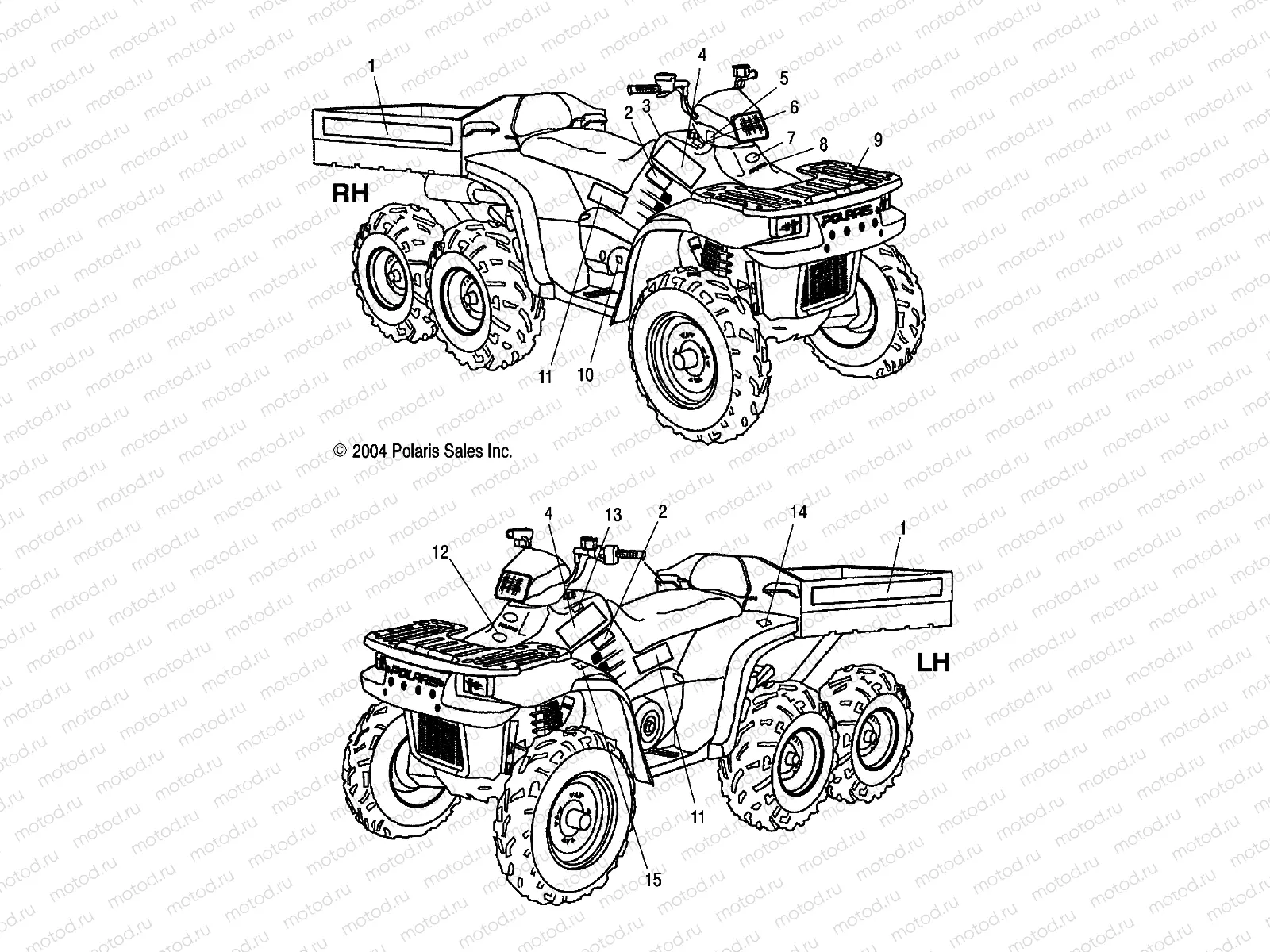 DECALS - A05CL50AA (4995019501A05) | DECALS - A05CL50AA (4995019501A05)