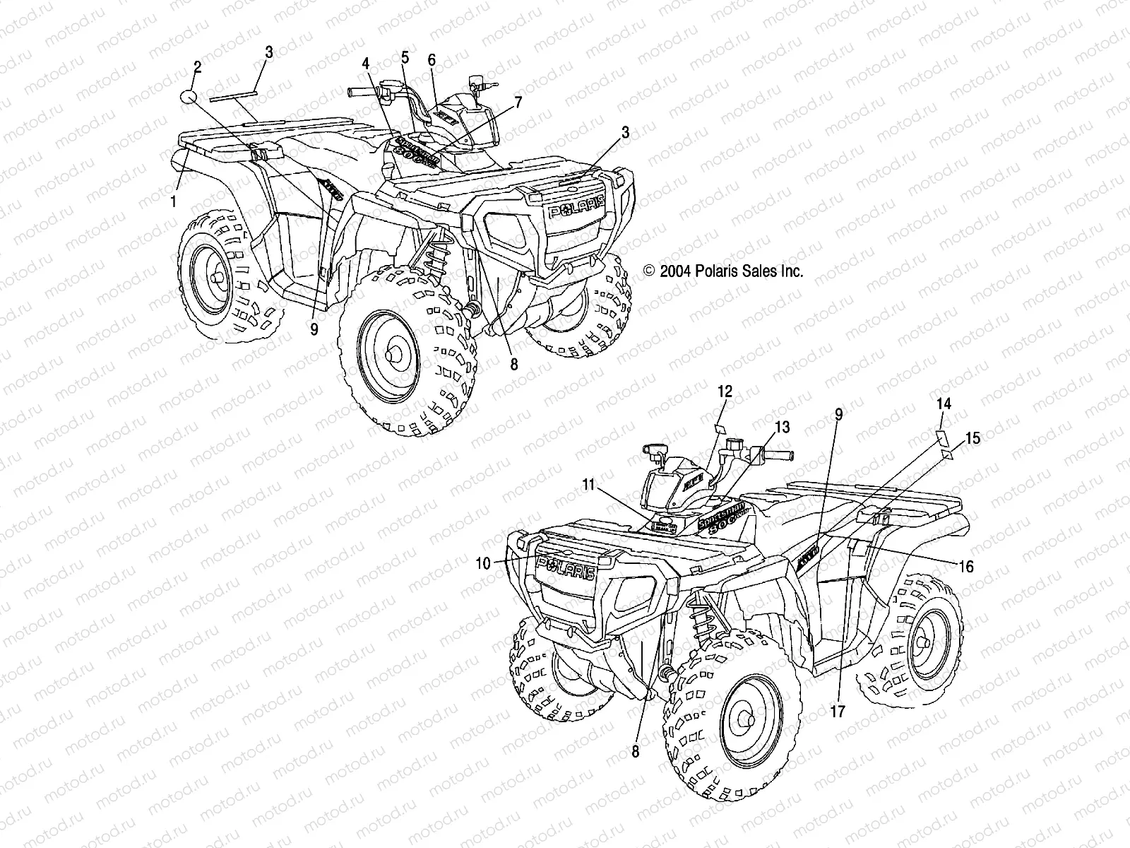 DECALS - A05MH76AC/AT (4977217721A10) | DECALS - A05MH76AC/AT (4977217721A10)