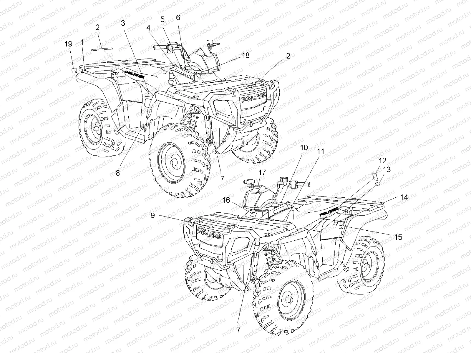 DECALS - A06MH46 ALL OPTIONS (4999200059920005A08) | DECALS - A06MH46 ALL OPTIONS (4999200059920005A08)