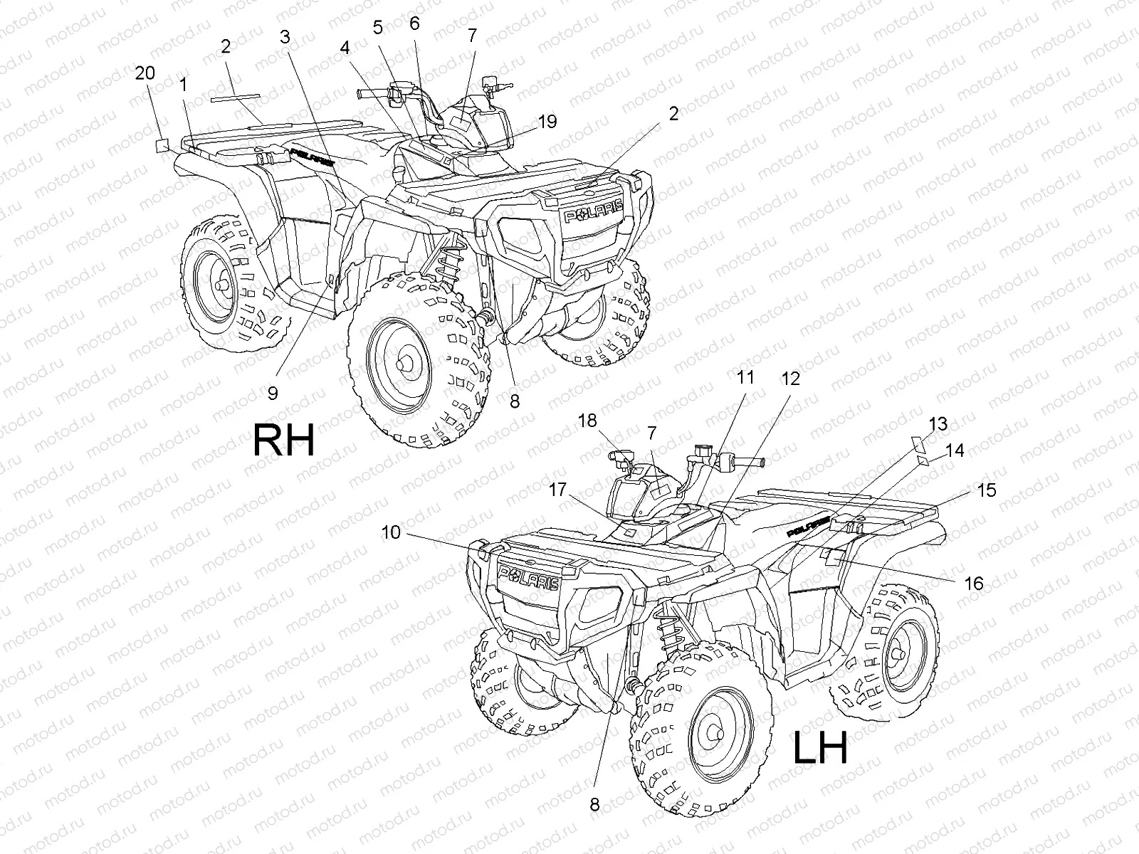DECALS - A06MH50AQ/AX/AY/AZ/AL/AT (4999200139920013A09) | DECALS - A06MH50AQ/AX/AY/AZ/AL/AT (4999200139920013A09)