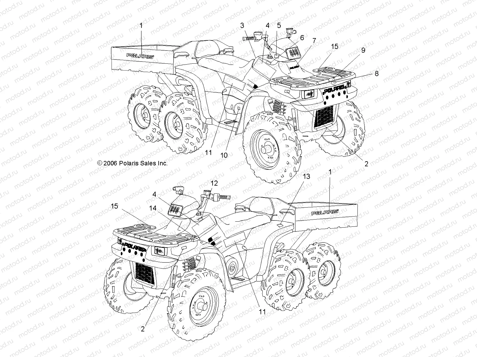 DECALS - A07CL50AA (49ATVDECAL6X6) | DECALS - A07CL50AA (49ATVDECAL6X6)