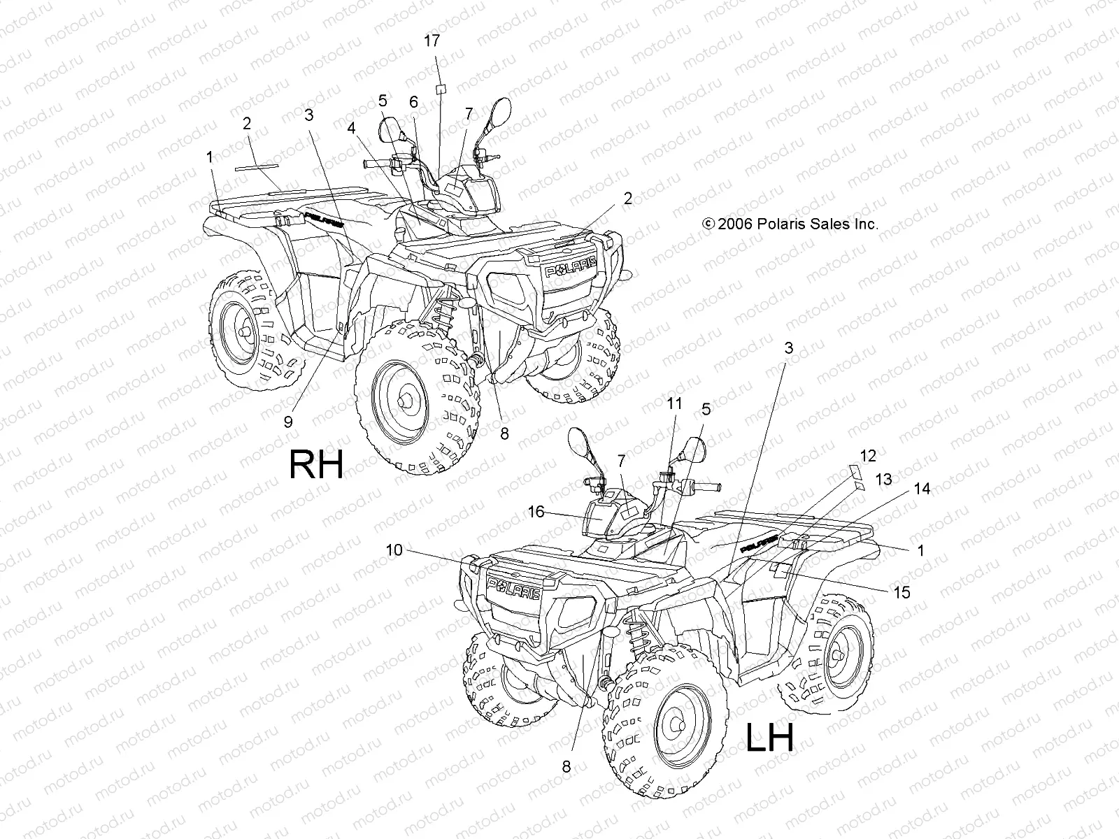 DECALS - A07MH50FC (49ATVDECAL075EFIIN) | DECALS - A07MH50FC (49ATVDECAL075EFIIN)