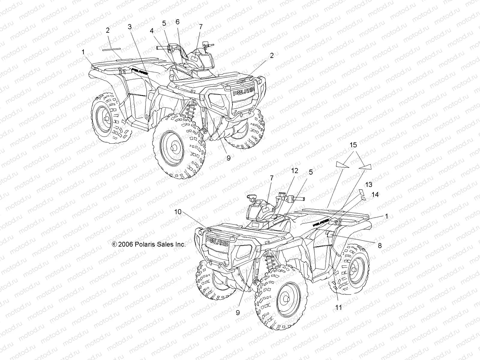 DECALS - A07MH68AX/AY/AZ (49ATVDECAL07700) | DECALS - A07MH68AX/AY/AZ (49ATVDECAL07700)