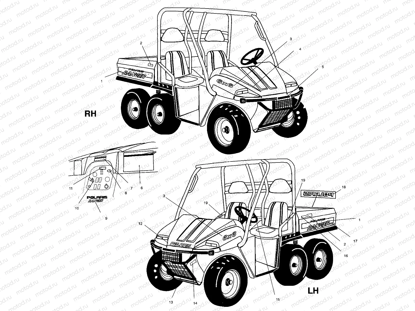 DECALS - A99RF50AA (4946494649A010) | DECALS - A99RF50AA (4946494649A010)