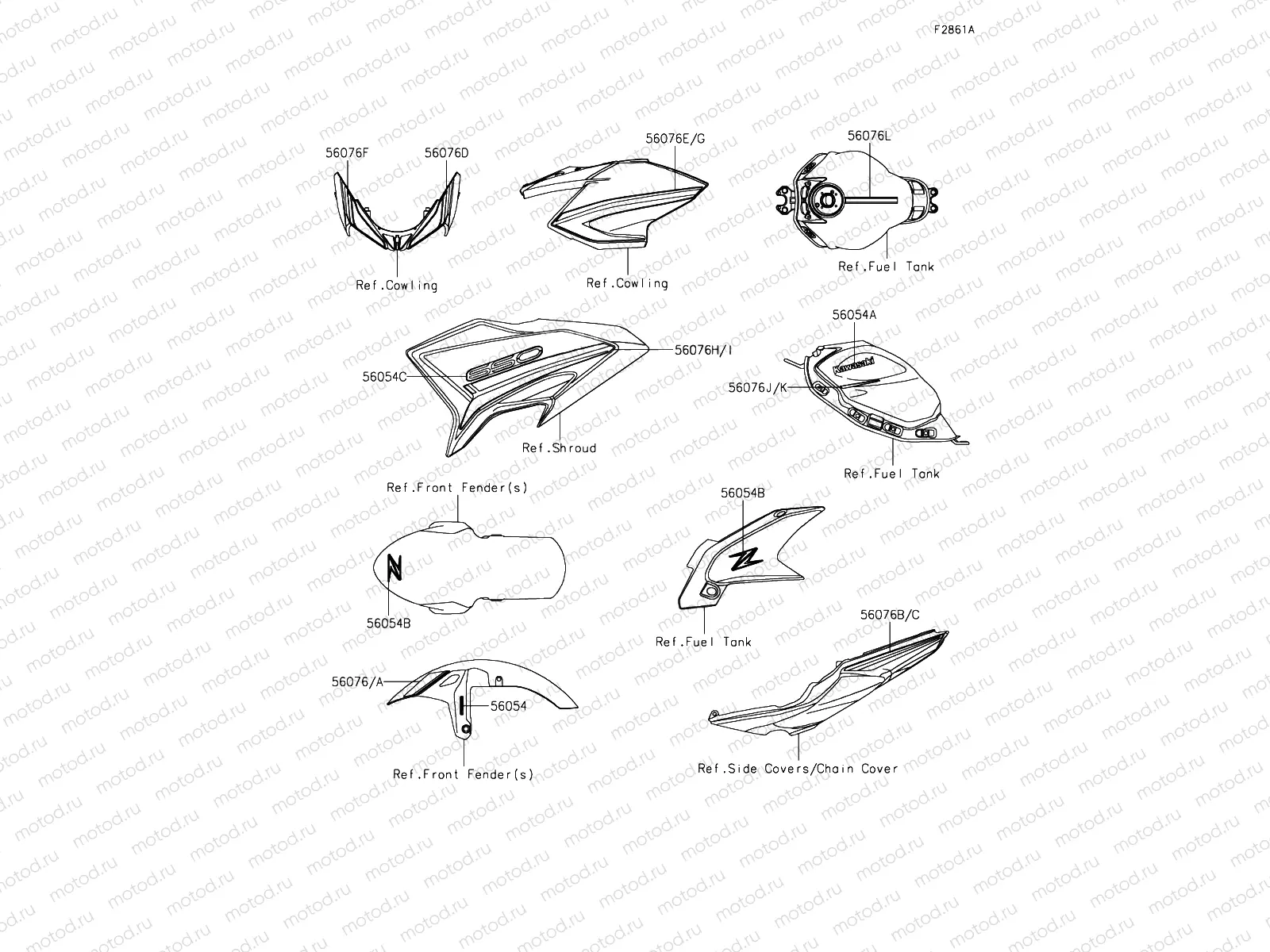 Decals Black-Red Model - KMFA