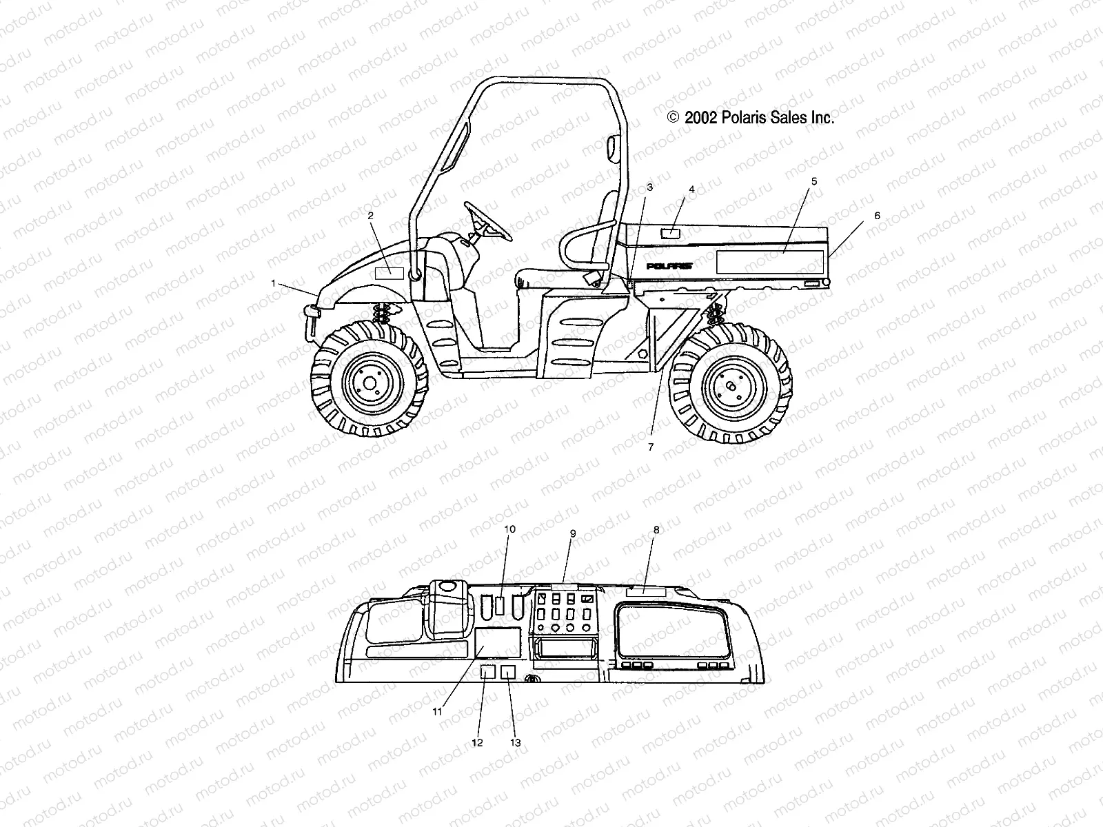 DECALS - C11RB42AA/C11RD50AA/AB/C11RF50AA (4981898189A11) | DECALS - C11RB42AA/C11RD50AA/AB/C11RF50AA (4981898189A11)