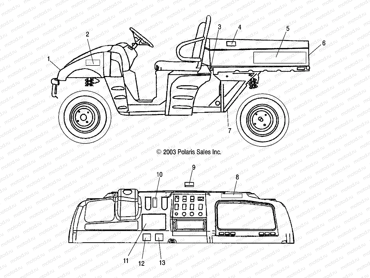 DECALS - C11RB63AA/AB (4985628562A10) | DECALS - C11RB63AA/AB (4985628562A10)