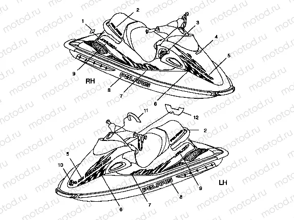 DECALS - I984690 (4945114511a009) | DECALS - I984690 (4945114511a009)