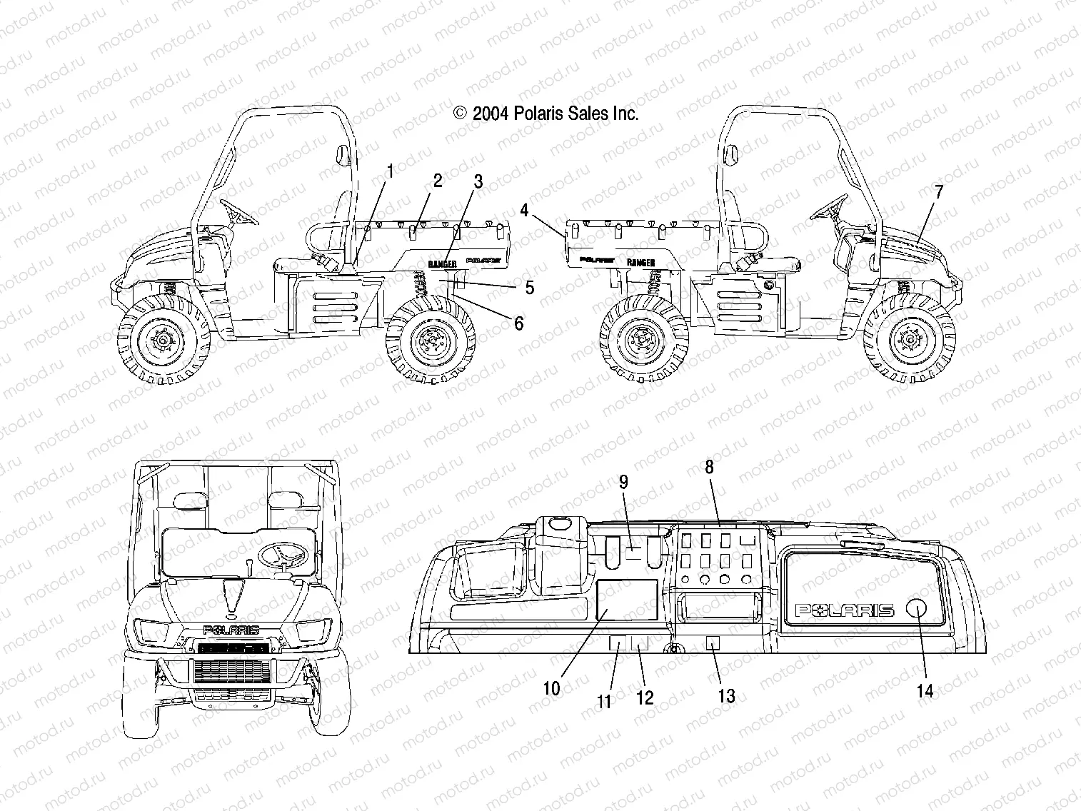 DECALS - R05RD68AA/AB (4998269826A14) | DECALS - R05RD68AA/AB (4998269826A14)