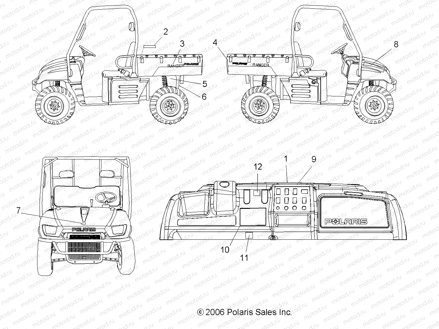 DECALS - R07RH50AF/AR/AT (49RGRDECAL07500EFI) | DECALS - R07RH50AF/AR/AT (49RGRDECAL07500EFI)