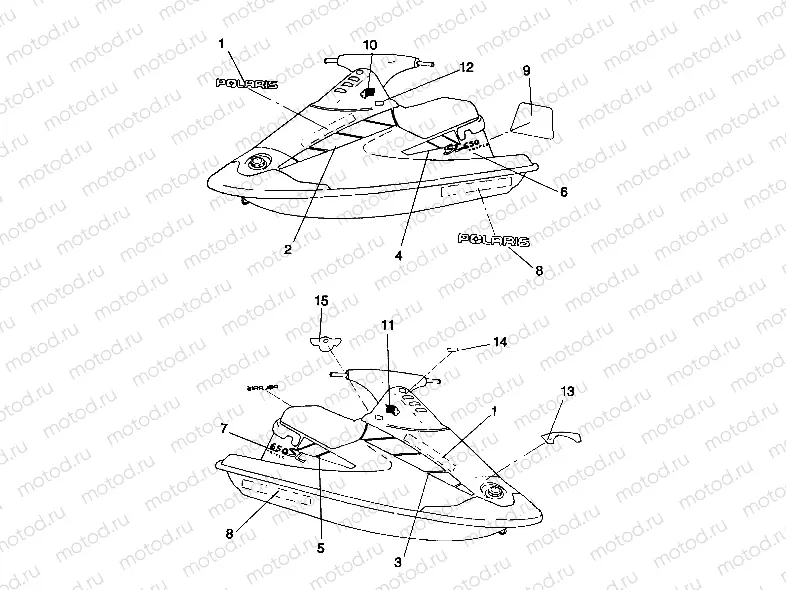 DECALS SL 650/B924058 (4922922292003A) | DECALS SL 650/B924058 (4922922292003A)