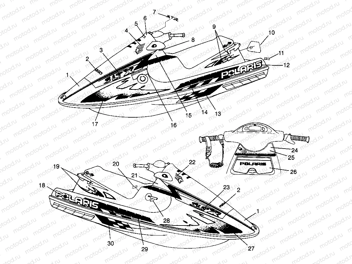 DECALS SLTX B964590 and Intl. SLTX I964590 (4935783578A007) | DECALS SLTX B964590 and Intl. SLTX I964590 (4935783578A007)