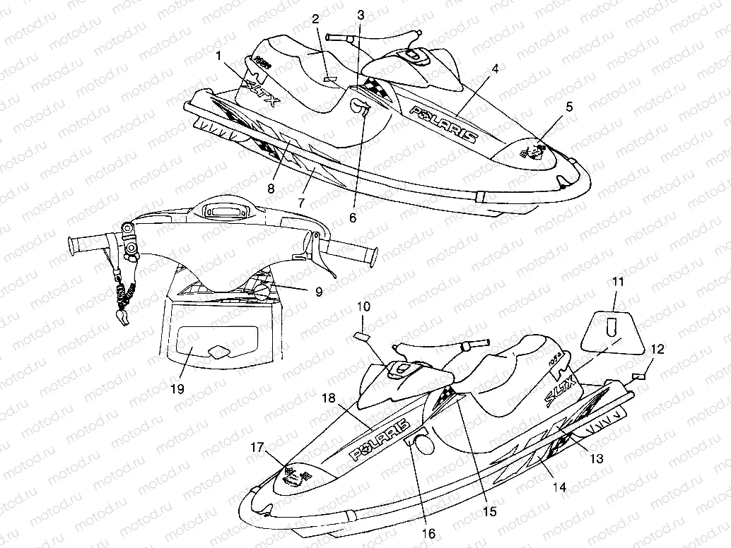 DECALS SLTX B974590 and INTL. SLTX I974590 (4941214121A007) | DECALS SLTX B974590 and INTL. SLTX I974590 (4941214121A007)