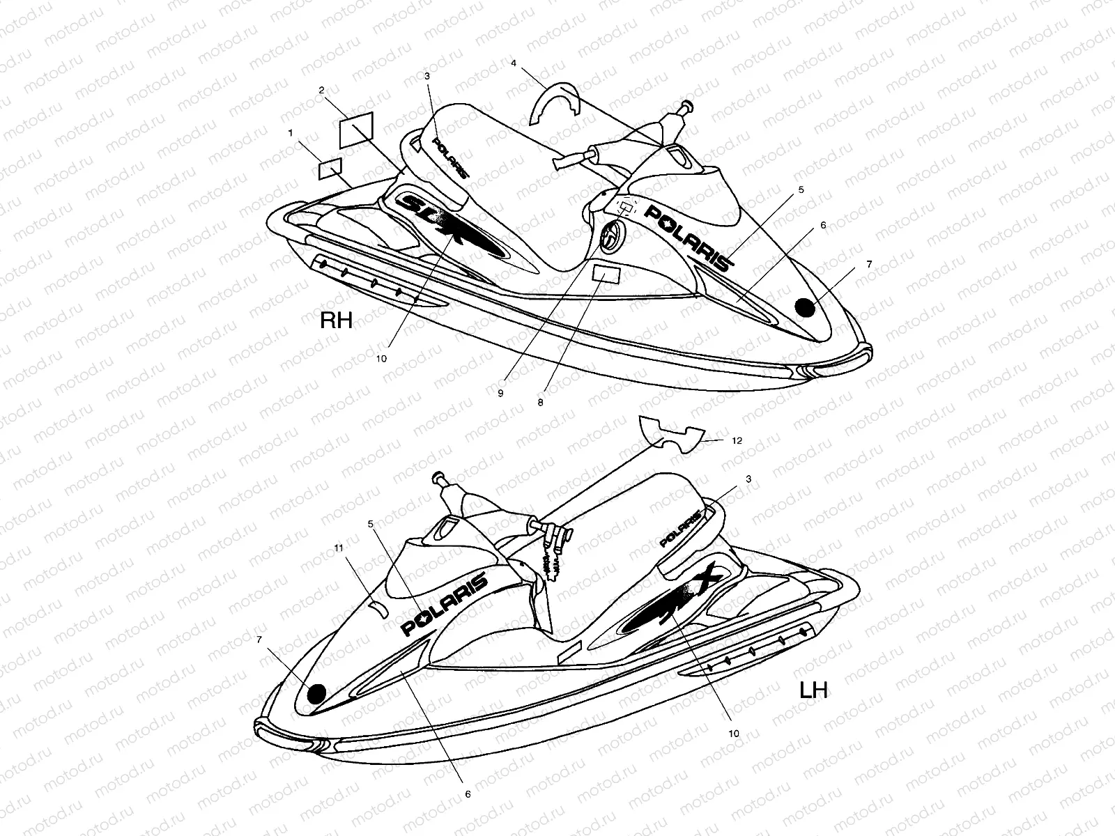 DECALS - W004699D (4955765576A009) | DECALS - W004699D (4955765576A009)