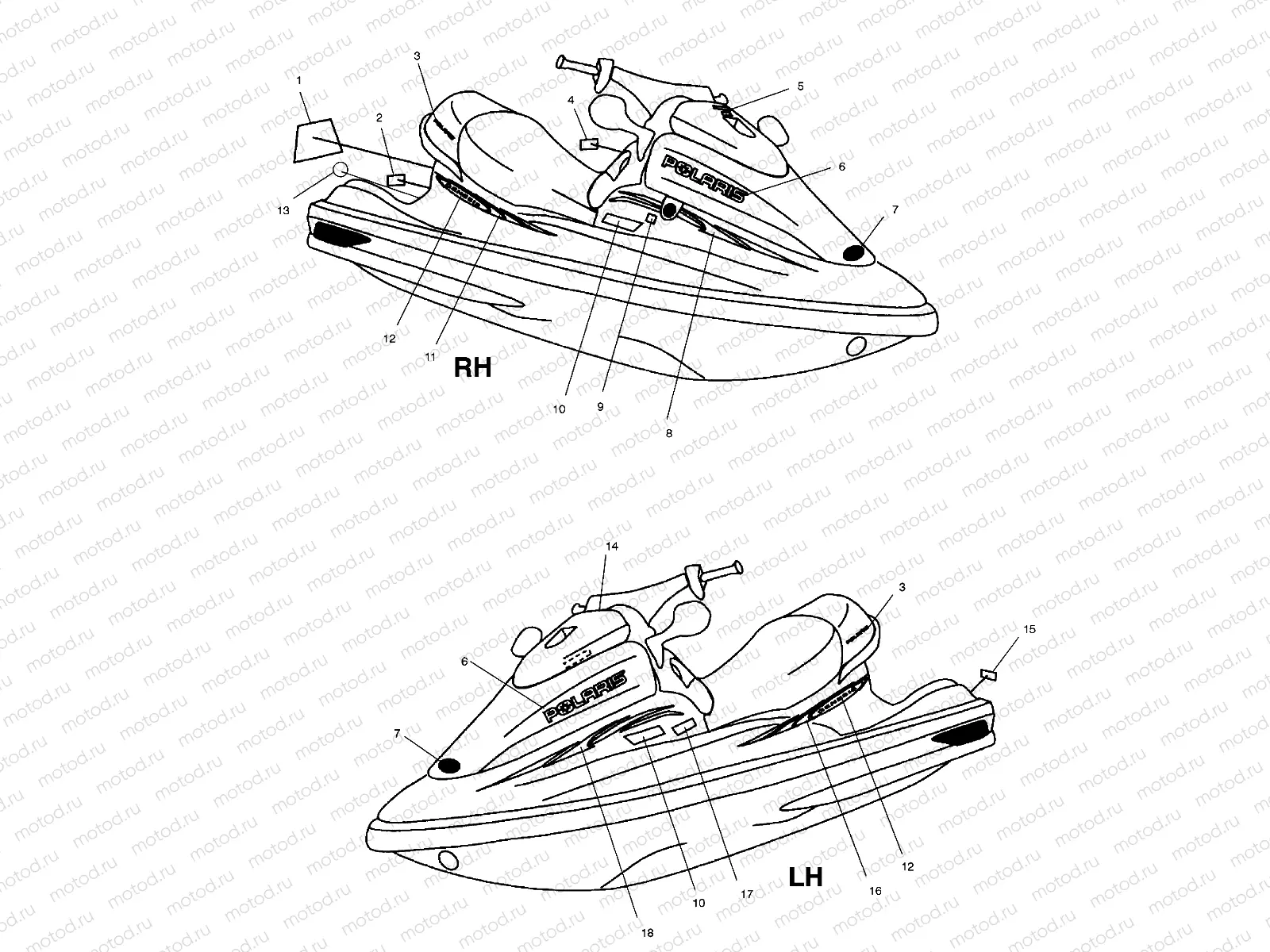 DECALS - W005098D (4955785578A011) | DECALS - W005098D (4955785578A011)