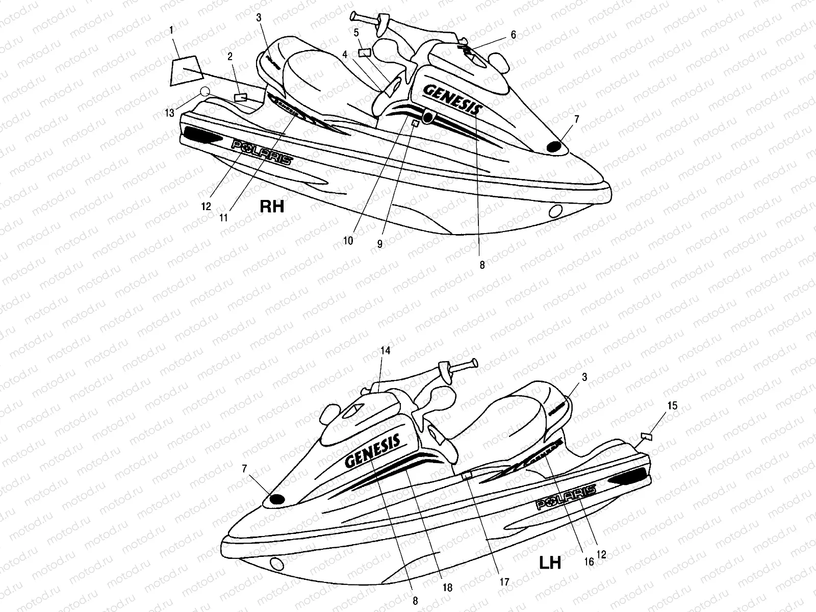 DECALS - W005099D (4955775577A011) | DECALS - W005099D (4955775577A011)