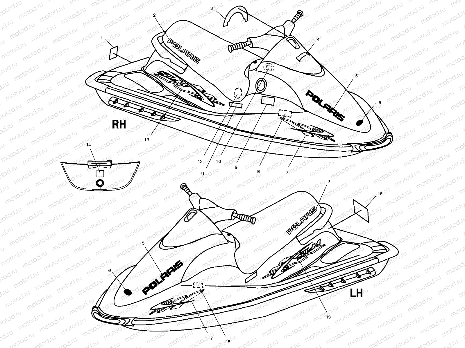 DECALS - W014697D (4964806480A005) | DECALS - W014697D (4964806480A005)