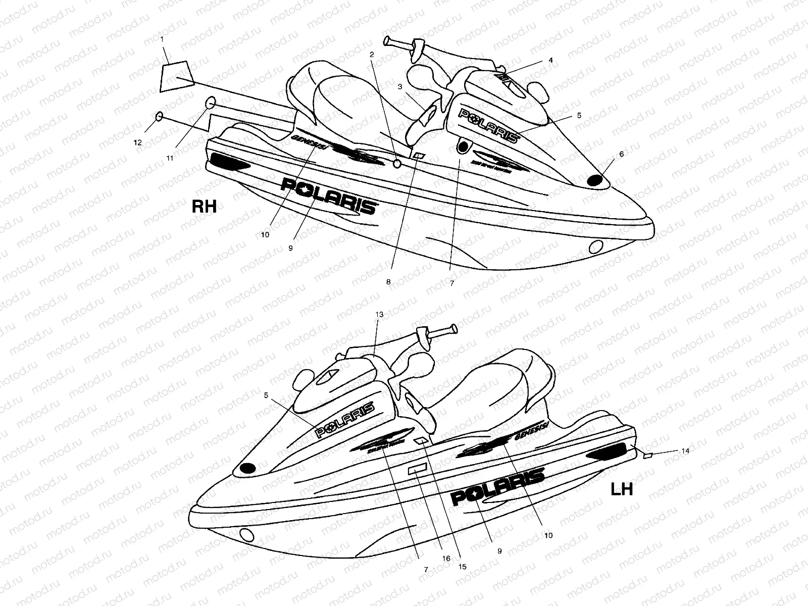 DECALS - W025098D/W025098C/W025098I (4971447144A09) | DECALS - W025098D/W025098C/W025098I (4971447144A09)