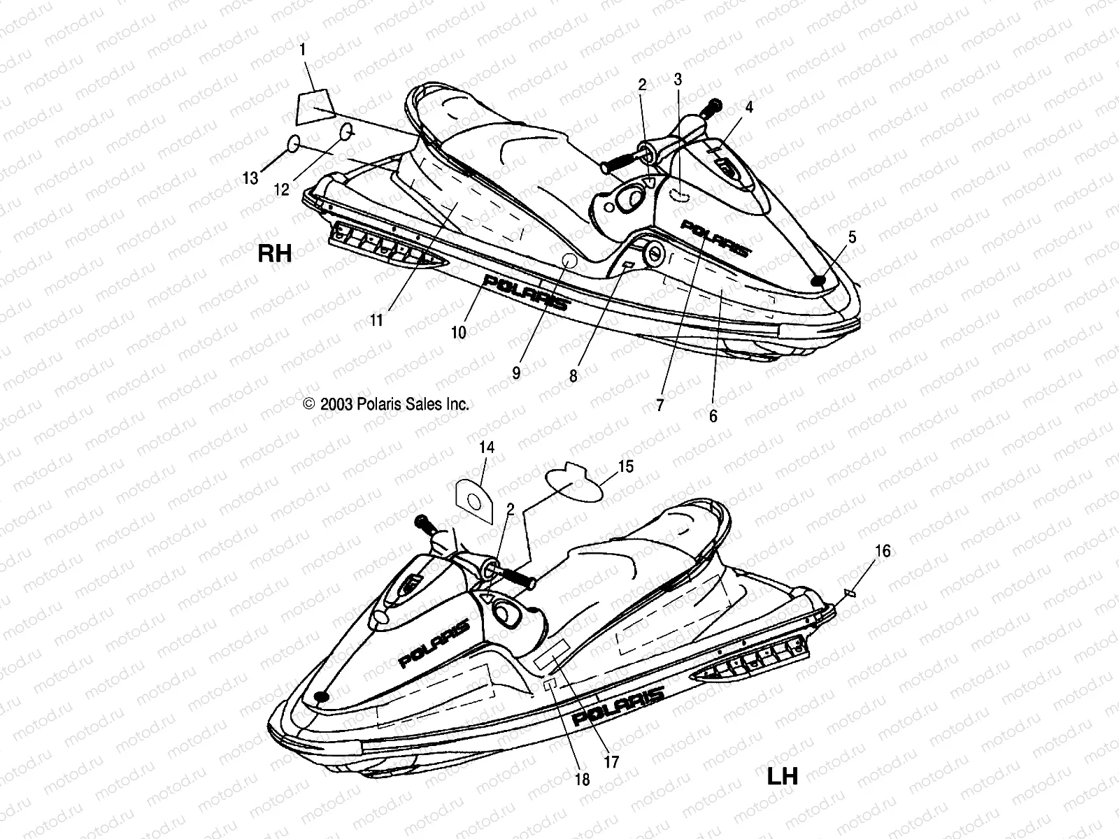 DECALS - W045297DA/IA/IB (4990519051A08) | DECALS - W045297DA/IA/IB (4990519051A08)