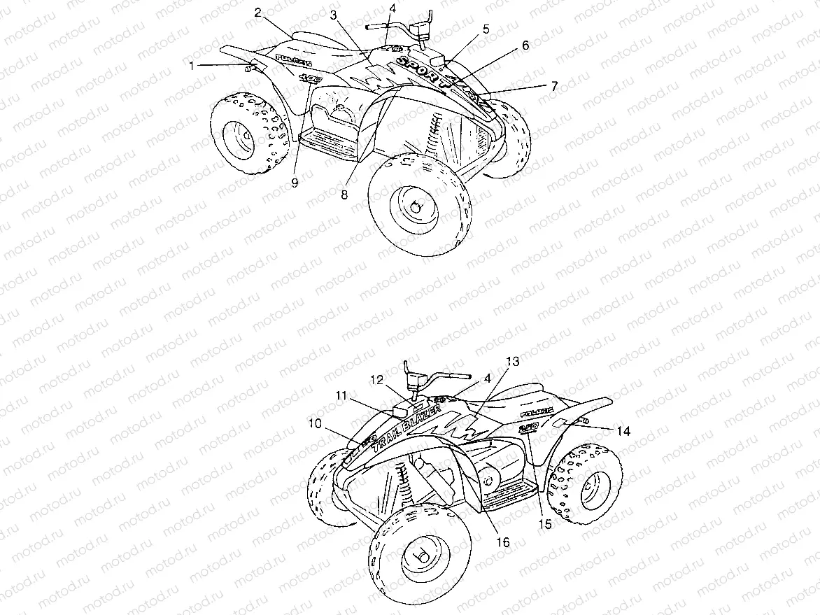 DECALS - W968540 (4935863586A008) | DECALS - W968540 (4935863586A008)