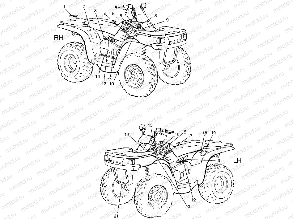 DECALS  XPLORER 500 W97CD50A (4941354135A008) | DECALS  XPLORER 500 W97CD50A (4941354135A008)