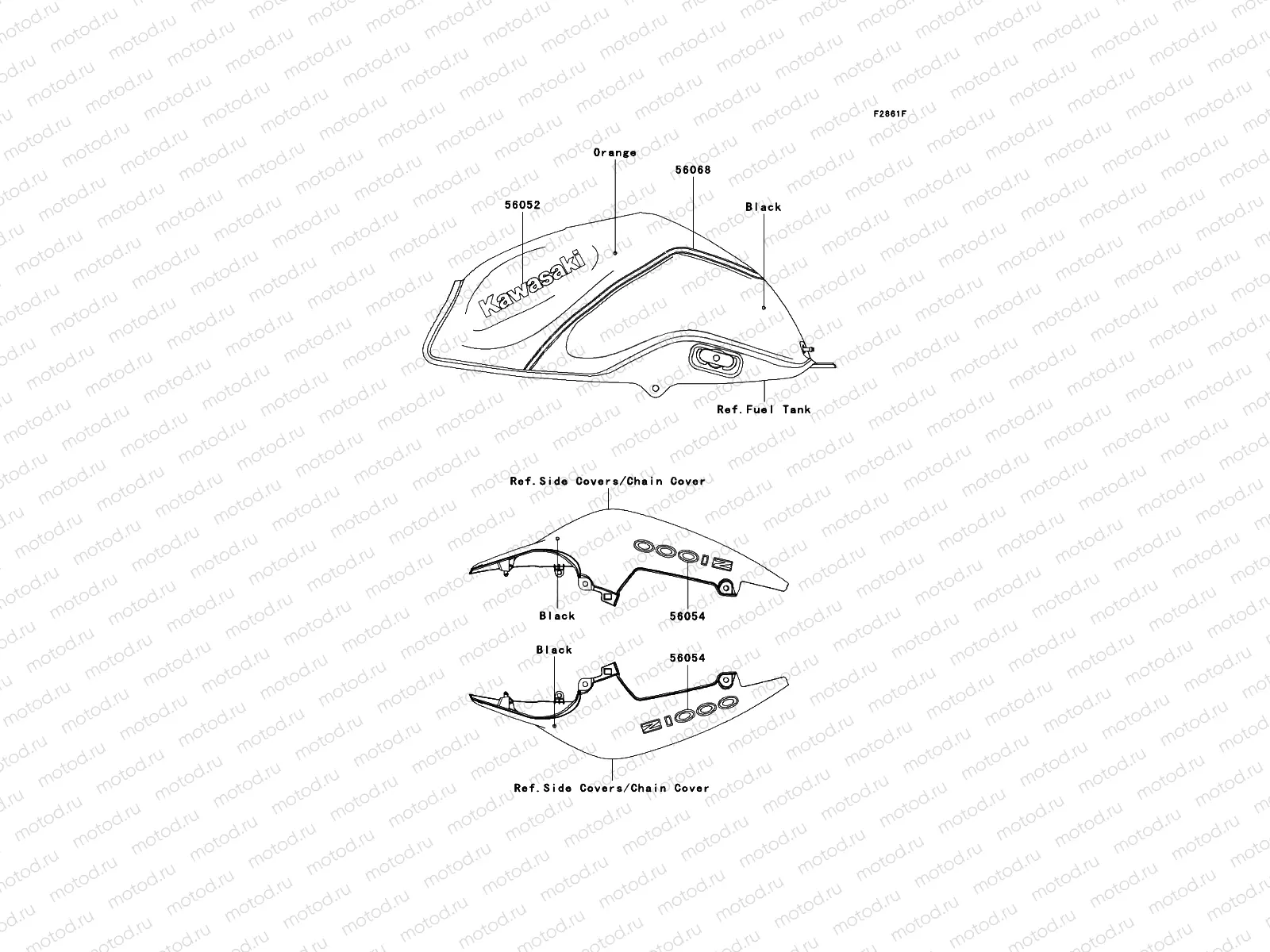 Decals(Black/Orange)