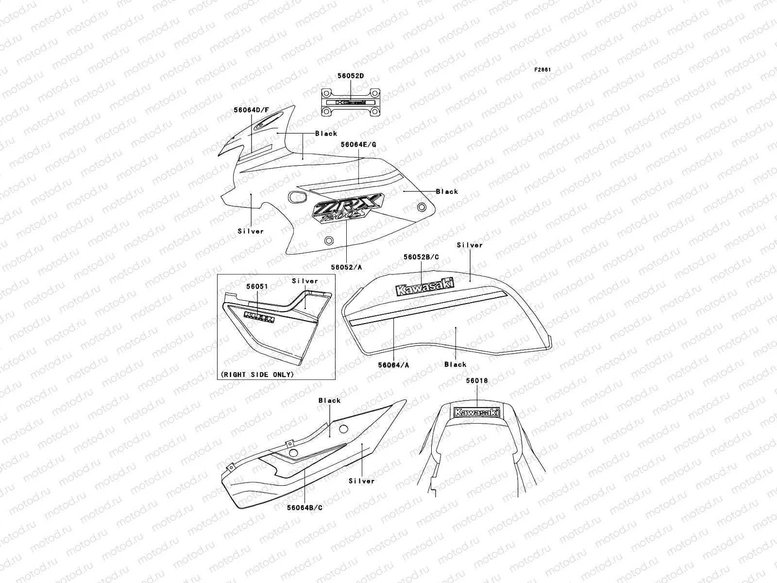 Decals(Black/Silver)