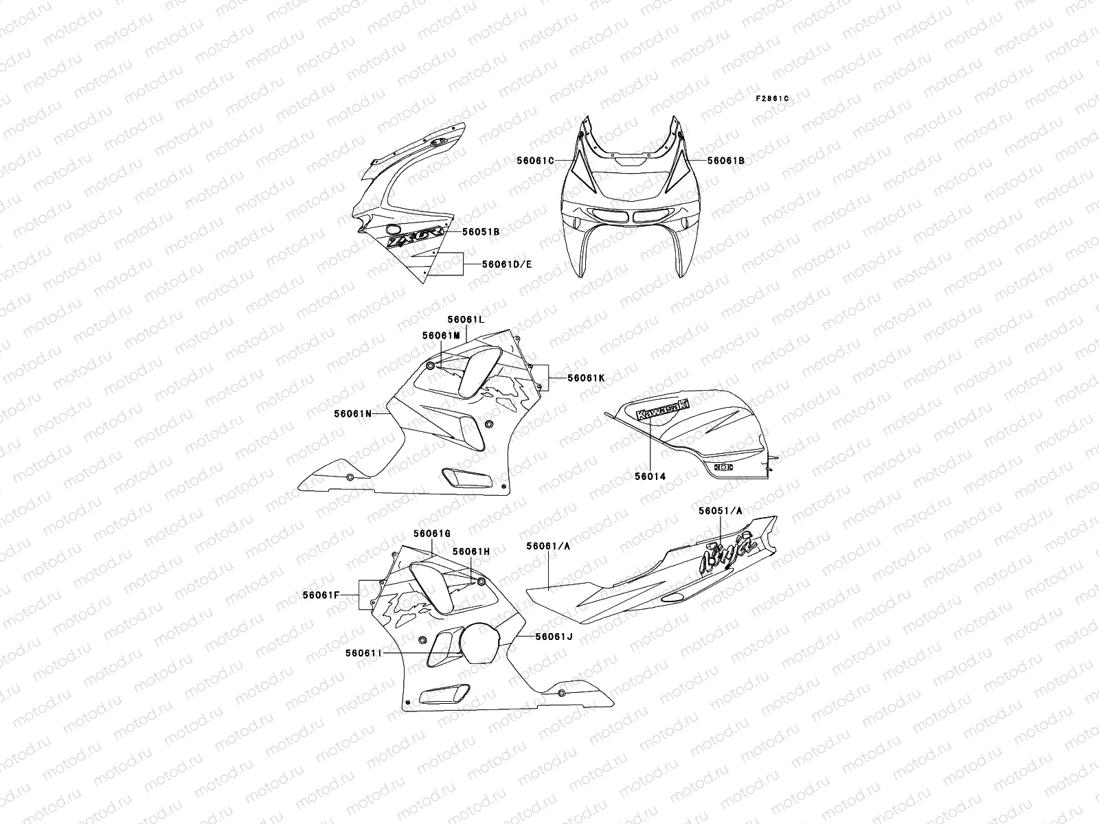 Decals(Red/Violet Royal)