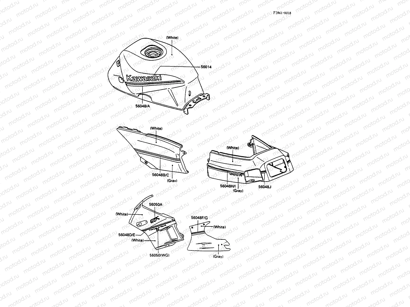 Decals(White/Gray)