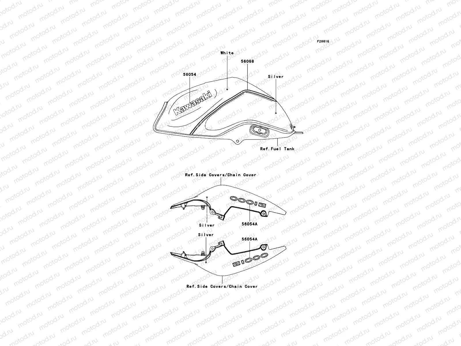 Decals(White/Silver)
