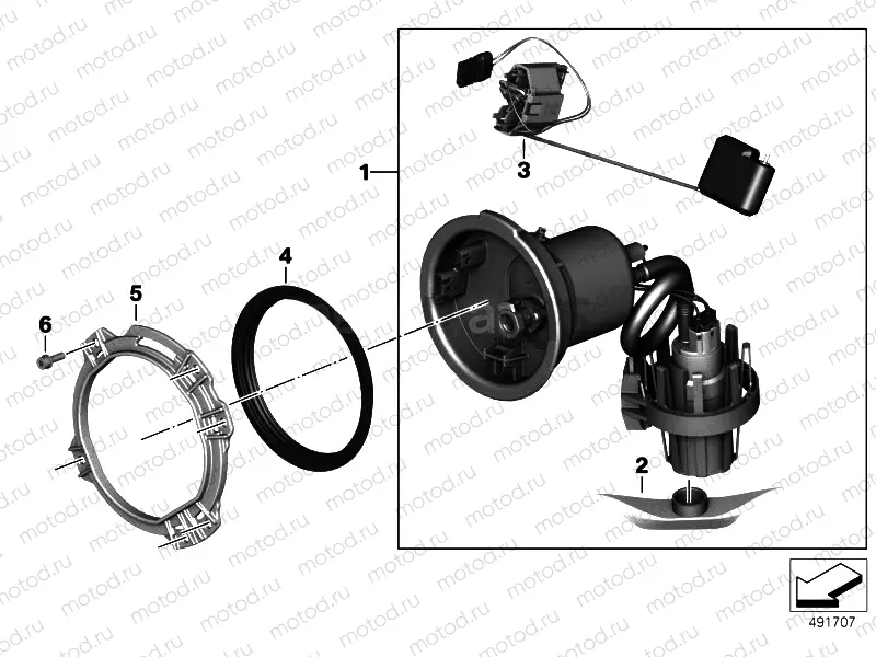 DELIVERY, CONTROL UNITS, FUEL PUMP
