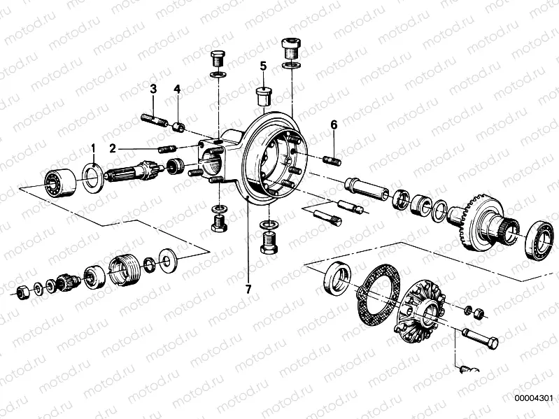 Differential-spacer ring
